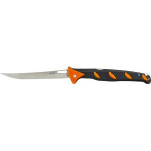 Buck Knives 148 Hookset Folding Fillet Knife 6.34" 5Cr15MoV Stainless Satin Blade Polypropylene Handle Black/Orange - Buck Knives