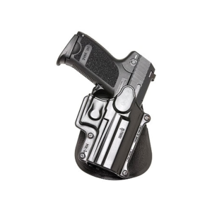 FOBUS Paddle OWB Holster Right Hand FN Forty-Nine, HK USP, USP Compact 9mm, 40 S&W, 45 ACP, Ruger SR9, SR9C, S&W SW9 VE Polymer Black
