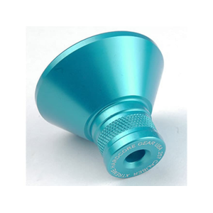 Precision Hardcore Gear Powder Funnel 257 Caliber Machined Aluminum Teal - Precision Hardcore Gear
