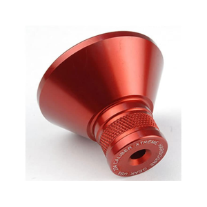 Precision Hardcore Gear Powder Funnel 204 Caliber Machined Aluminum Red - Precision Hardcore Gear