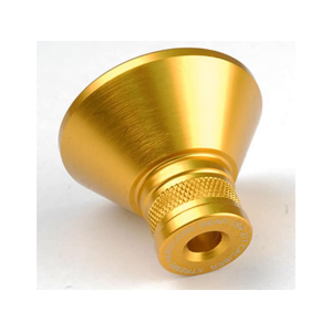 Precision Hardcore Gear Powder Funnel 277 Caliber Machined Aluminum Gold - Precision Hardcore Gear