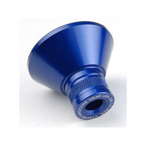 Precision Hardcore Gear Powder Funnel 338 Caliber Machined Aluminum Blue - Precision Hardcore Gear
