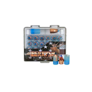 Berry's Blue Diamond Muzzleloader Bullets 50 Caliber Sabot with 45 Caliber 305 Grain Polymer Tip Flat Base Box of 25