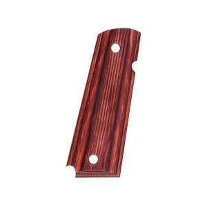 Hogue Fancy Hardwood Grips for 1911 Government, Commander Ambidextrous Safety Cut Rosewood Laminate - Hogue