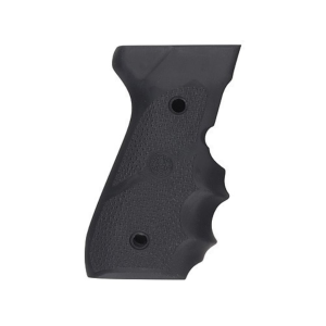 Hogue Wraparound Rubber Grips with Finger Grooves Beretta 92FS, 92SB, 96, M9 Black