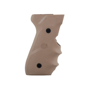 Hogue Wraparound Rubber Grips with Finger Grooves Beretta 92FS, 92SB, 96, M9 Tan