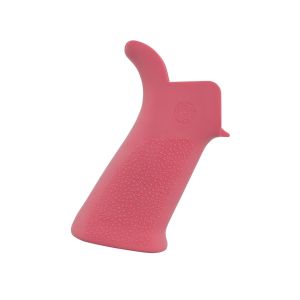 Hogue OverMolded Beavertail AR-15 Pistol Grip Rubber Pink - Hogue