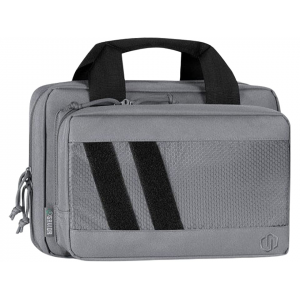 Savior Equipment Specialist Low Profile Double Pistol Case 13" Polyester Gray - Savior Equipment