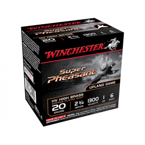 chester Super Pheasant 20 Gauge 2-3/4 #6 Copper Plated Lead Shot 1 Oz Box Of 25 Ammo