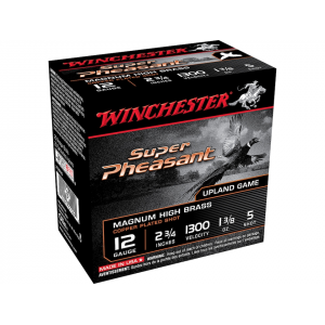 chester Super Pheasant 12 Gauge 2-3/4 #5 Copper Plated Lead Shot 1-3/8 Oz Box Of 25 Ammo