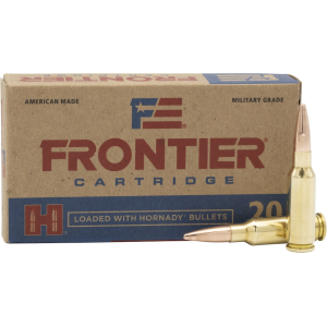 Frontier Cartridge Military Grade 6.5 Grendel Ammo 123 Grain Hornady Full Metal Jacket Box of 20