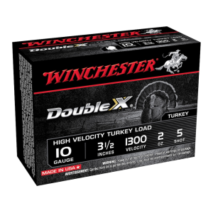 chester Double X Turkey 10 Gauge 3-1/2 #5 Copper Plated Lead Shot 2 Oz Box Of 10 Ammo