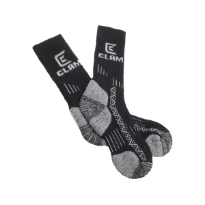 Clam Men's IceArmor Extra Heavy Boot Socks Black/Gray XL/2XL