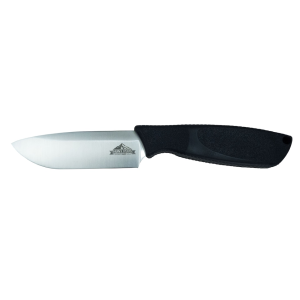 Ontario Hunt Plus Drop Point Fixed Blade Knife 4" Drop Point Stainless Steel Blade Synthetic Rubber Handle Black