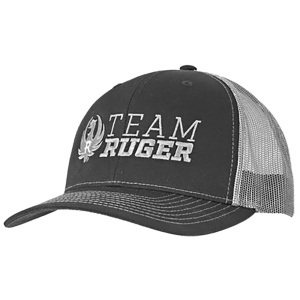 Ruger Mens Logo Meshback Hat Black/Charcoal