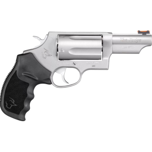 Taurus Judge 45 Colt (Long Colt) and 410 Bore Revolver 3" Stainless Barrel 5 Round Black Grip 2.5" Chamber