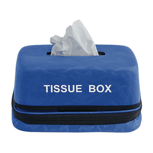 G.P.S. Deceit & Discreet Tissue Box Pistol Case Blue - G.P.S. Wild About Shooting