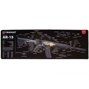 Tekmat Ultra 44 AR-15 Cut Away Gun Cleaning Mat Black - Tekmat