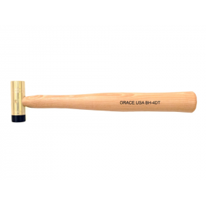 Grace USA Delrin Tip Brass Hammer 4 oz - Grace