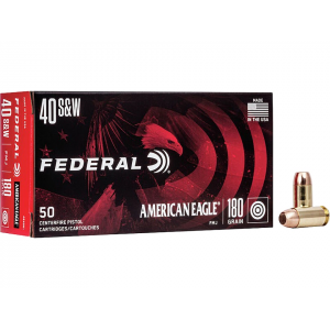 eral American Eagle 40 S&W 180 Grain Full Metal Jacket Case Of 1000 (20 Boxes Of 50) Ammo
