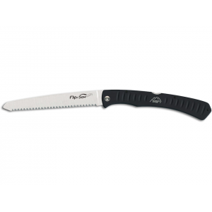 Outdoor Edge Flip N' Saw 7" 65Mn Steel Blade Aluminum Handle Black - Outdoor Edge