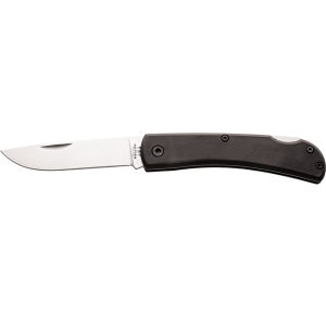 Bear & Son Farmhand Lockback Pocket Knife 3.625" Drop Point 440HC Satin Blade Aluminum Handle Black - Bear & Son