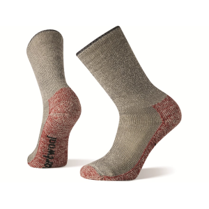 SMARTWOOL Men's Classic Mountaineer Maximum Cushion Crew Socks Charcoal Large (9-11.5)
