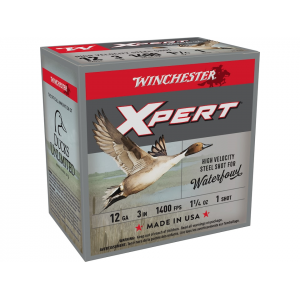chester Xpert High Velocity Waterfowl 12 Gauge 3 #1 Steel Shot 1-1/4 Oz Box Of 25 Ammo