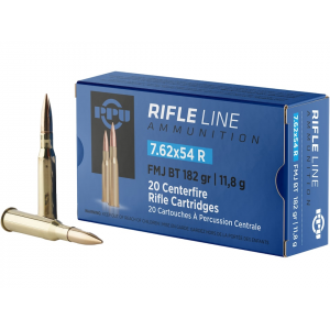  7.62x54mm Rimmed Russian 182 Grain Full Metal Jacket Box Of 20 Ammo