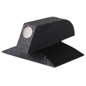 Kensight 1911 Front Sight Novak Cut Contoured Base .180" Height .115" Width Steel Black Blade with White Dot - Kensight