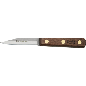 Case Household Cutlery Pairing Fixed Blade Knife 3" Clip Point Tru-Sharp Satin Blade Walnut Handle Wood