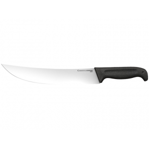 Cold Steel Commercial Series Scimitar Kitchen Knife 10" Drop Point 4116 Stainless Steel Blade Kray-Ex Handle Black - Cold Steel