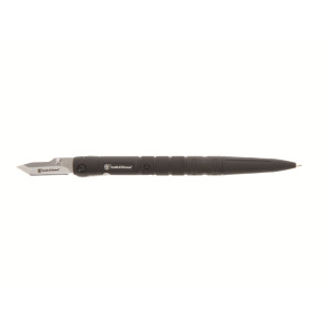 Smith & Wesson Pen Pocket Knife 2" Drop Point Stainless Steel Satin Blade Aluminum Handle Black - Smith & Wesson