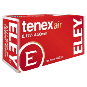 Eley Tenex Flat Nose Air Gun Pellets 177 Caliber 4.50mm 8.2 Grain 450PK - Eley