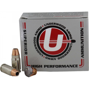 Underwood 357 Sig Ammo 147 Grain Hornady XTP Jacketed Hollow Point Box of 20 - Underwood Ammunition