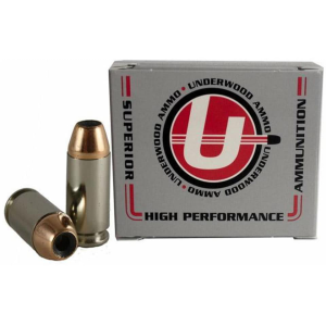 Underwood 40 S&W Ammo 135 Grain Nosler Sporting Handgun Jacketed Hollow Point Box of 20 - Underwood Ammunition