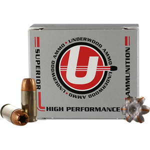 UNDERWOOD 45 Acp +p Ammo 230 Grain Nosler Sporting Handgun Jacketed Hollow Point Box Of 20