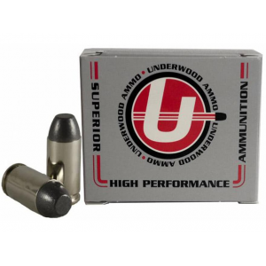 Underwood 9x18mm (9mm Makarov) Ammo 115 Grain Flat Nose Box of 20 - Underwood Ammunition