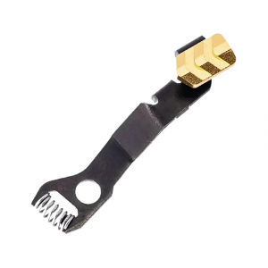 Tyrant Designs Extended Slide Stop Release for Glock 42, 43, 43X, 48 Aluminum Gold - Tyrant Designs