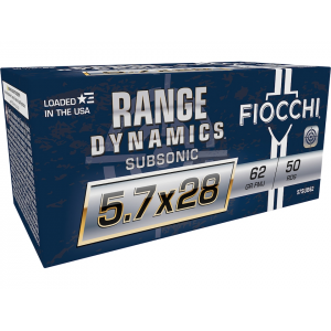 cchi Range Dynamics 5.7x28mm FN 62 Grain Full Metal Jacket Case Of 500 (10 Boxes Of 50) Ammo