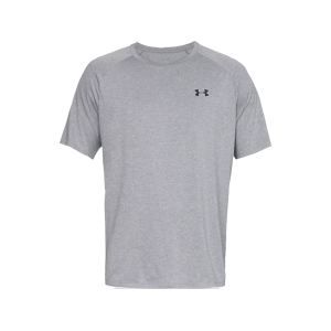 Under Armour Men's Tech 2.0 Short Sleeve Crew Neck T Shirt Steel Light Heather Large - Under Armour