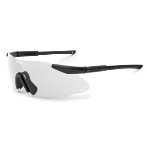 ESS Ice Response Shooting Glasses Black Frame Clear Lenses - Ess