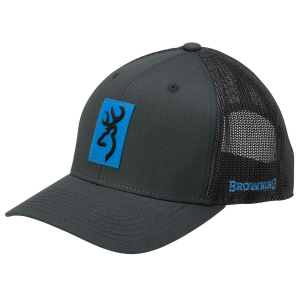 Browning Mens Snap Shot Hat Black/Blue - Browning