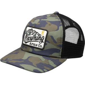 Browning Mens Kingston Hat Woodland Camo - Browning