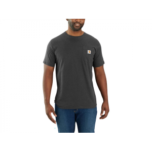 CARHARTT Men's Force Relaxed Fit Lightweight Short Sleeve Crew Neck T Shirt Carbon Heather Medium