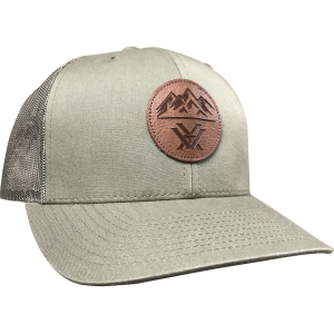 Vortex Optics Mens Three Peaks Leather Patch Hat Loden - Vortex Optics