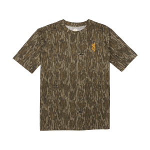 BROWNING Men's Wasatch Short Sleeve Crew Neck T Shirt Mossy Oak Bottomland XL
