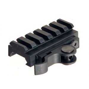 AimShot Picatinny-Style Quick-Release Riser Mount 2 1/4" Length Low Profile Aluminum Matte Black - Aimshot