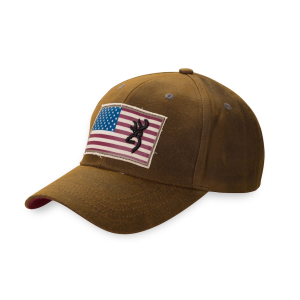 Browning Mens Liberty Wax Hat Dark Brown - Browning