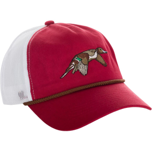 Drake Mens Retro Duck Patch Hat Red/Pintail - Drake